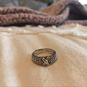 Size 7 Lagos Signature Caviar Ring